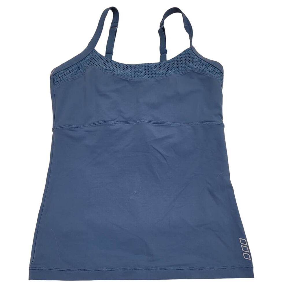 Lorna Jane Women's Blue Built In Bra Tank Top XS No Size Tag